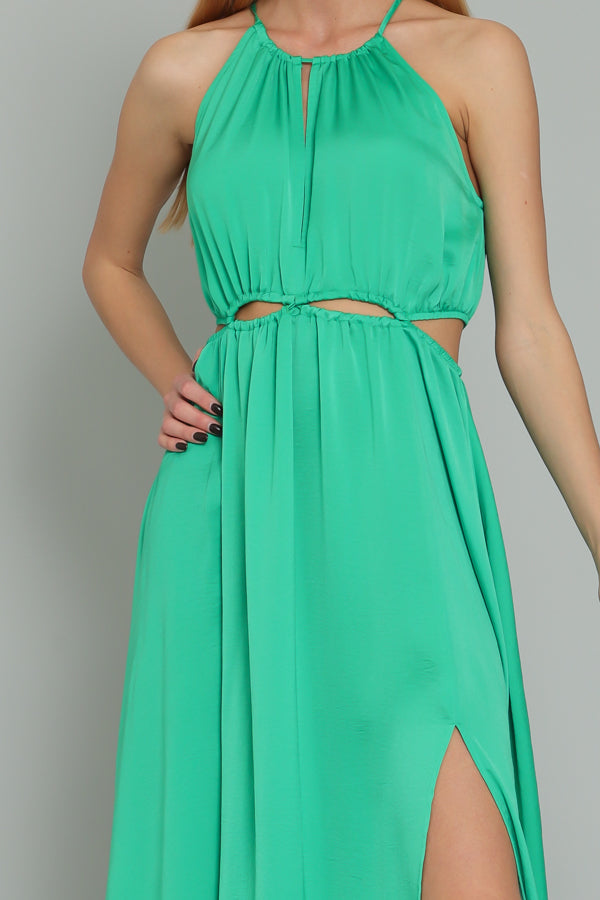 Emerald Green Halter Maxi Dress Rolling Rack Boutique Emerald Green Halter Maxi Dress Rolling Rack Boutique