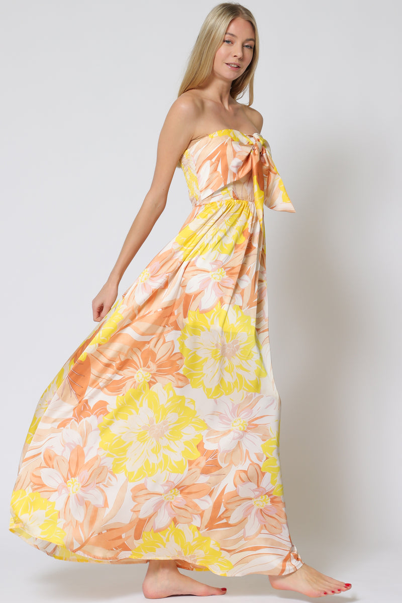 Golden Era Tube Maxi Dress Rolling Rack Boutique Golden Era Tube Maxi Dress Rolling Rack Boutique