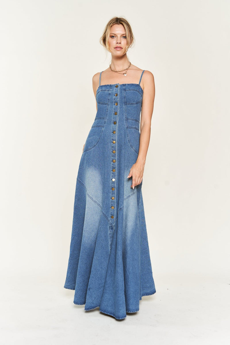 Denim Dress – Rolling Rack Boutique