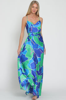 Seaside Swirl Maxi Dress