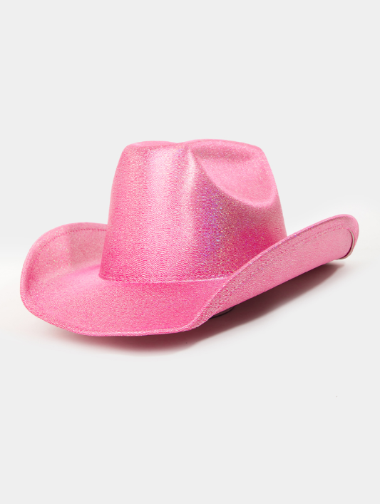 Iridescent Glitter Cowboy Hat