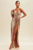 Sequin Pleated Gown - FINAL SALE