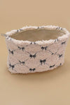 BOW SOFT LAMB WOOL Zipper Bag 4/4 otsed