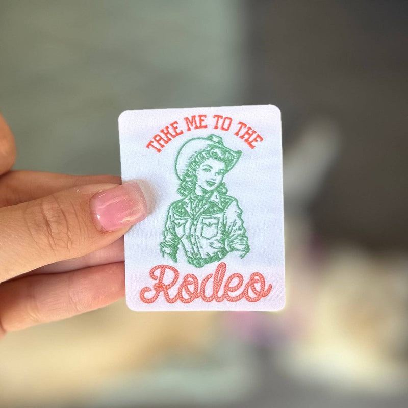 Take me to the Rodeo Iron on Trucker Hat Patch