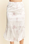 WESTERN CONVERSATIONAL PRINTED MIDI SKIRT