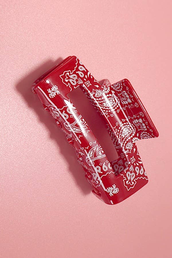 Western Bandana Hair Clip
