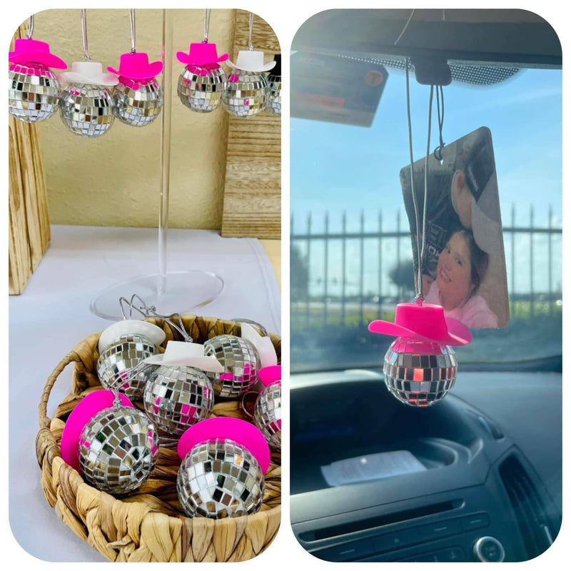 Disco Cowboy Car Charm