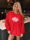 ALL I WANT FOR CHRISTMAS SWEATSHIRT (FRONT + BACK)