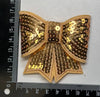 Sequin Bow Large Patch