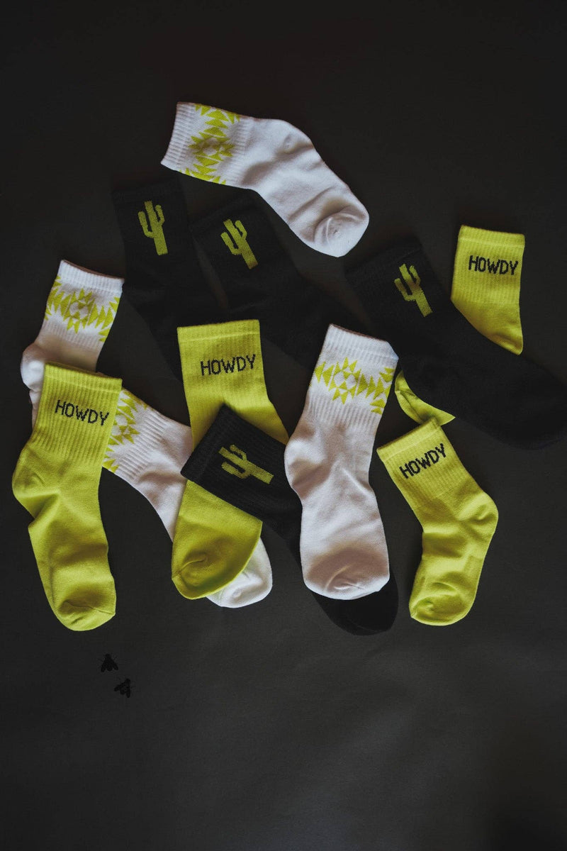 Cacti Neon 3pack Socks