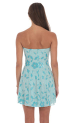 Sequin Beaded Flare Shortie Dress
