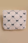 BOW SOFT LAMB WOOL Zipper Bag 4/4 otsed