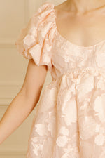Blush Large Flower Babydoll Shortie