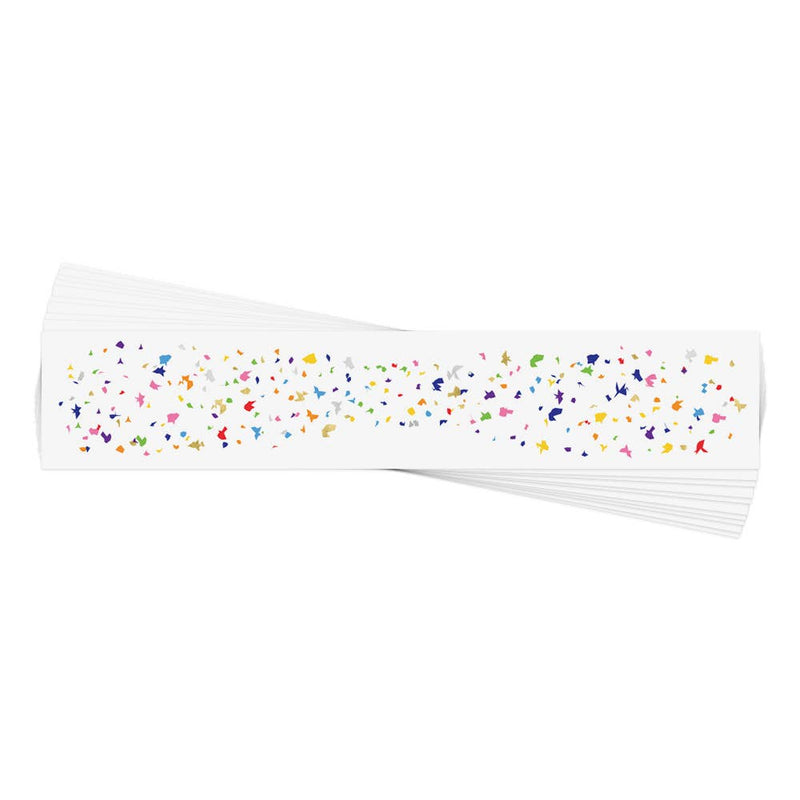 Rainbow Confetti Temporary Tattoo