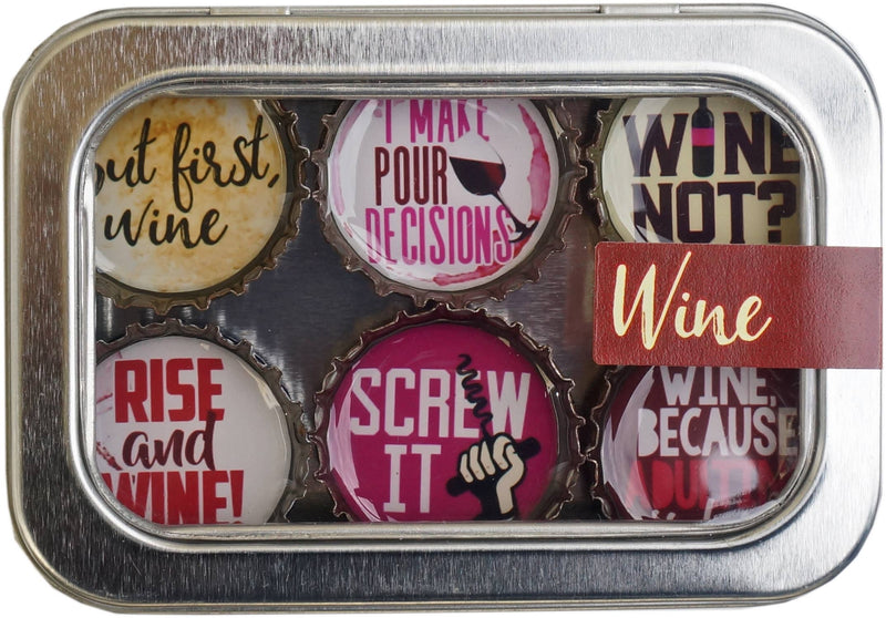Wine Magnets - Handmade & Eco-friendly
