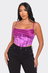 Satin Crop Top-Final Sale