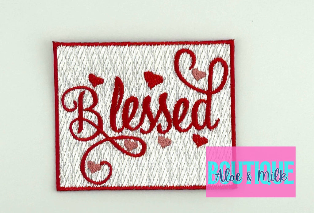 Blessed Iron On Patch