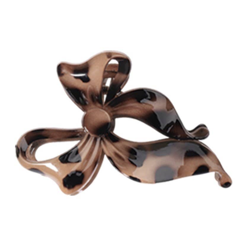 Large Matte Bow Hair Clips
