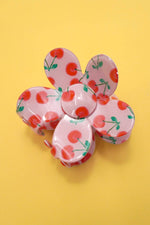 Flower Cherry Daisy Claw Clip