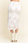WESTERN CONVERSATIONAL PRINTED MIDI SKIRT