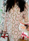 Pink Santa - Ribbed Long Pajama Set