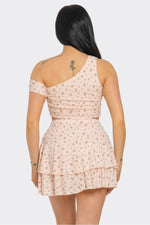 Off Shoulder Mini Skirt SET-SIZES MUST MATCH