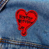 Horror Movies Heart | Heart Embroidered Iron-On Patch