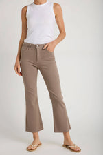 Taupe Crop Kick Flair