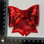 Sequin Bow Large Patch