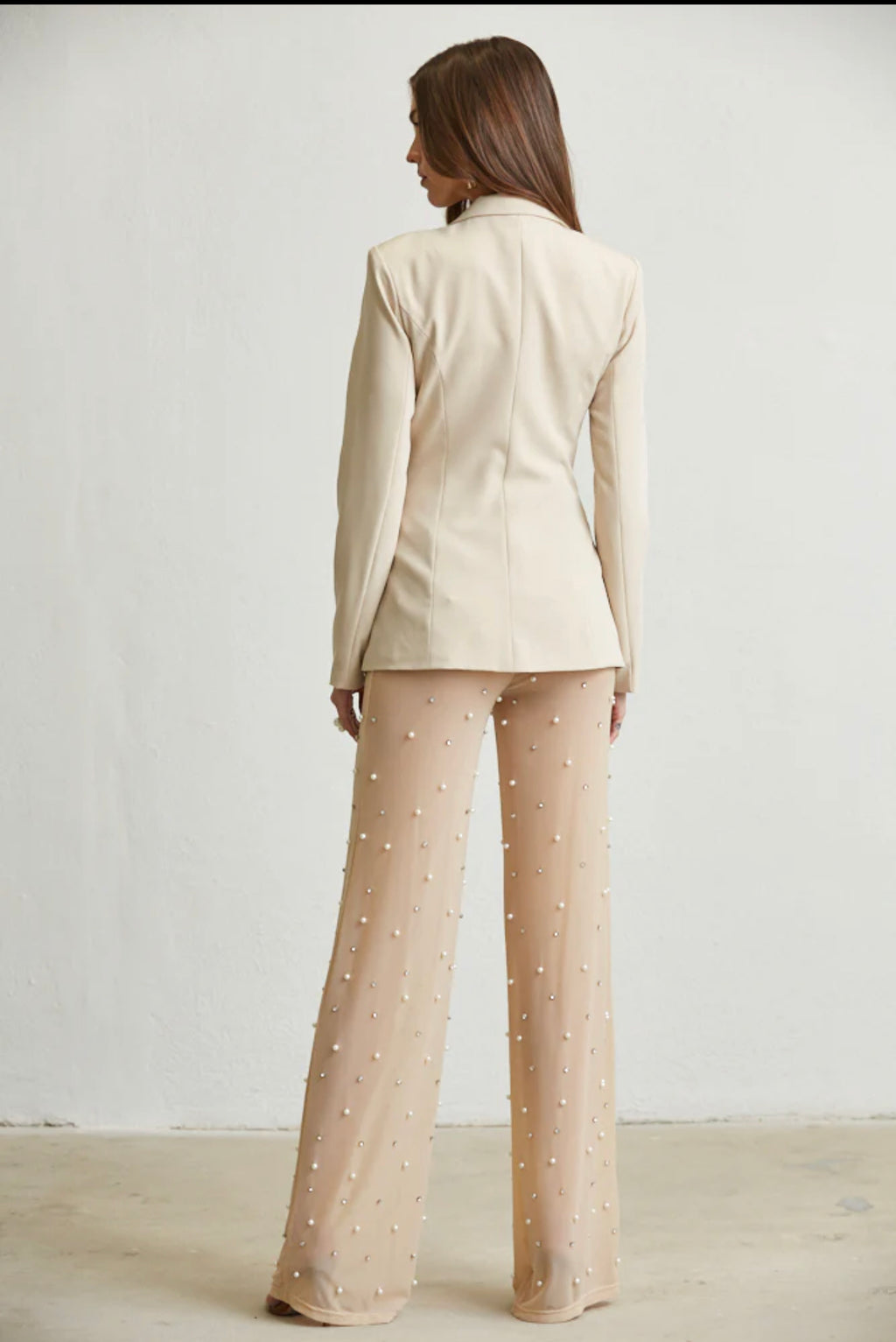 Nude Blazer and Pants Set -Sizes Must Match FINAL SALE