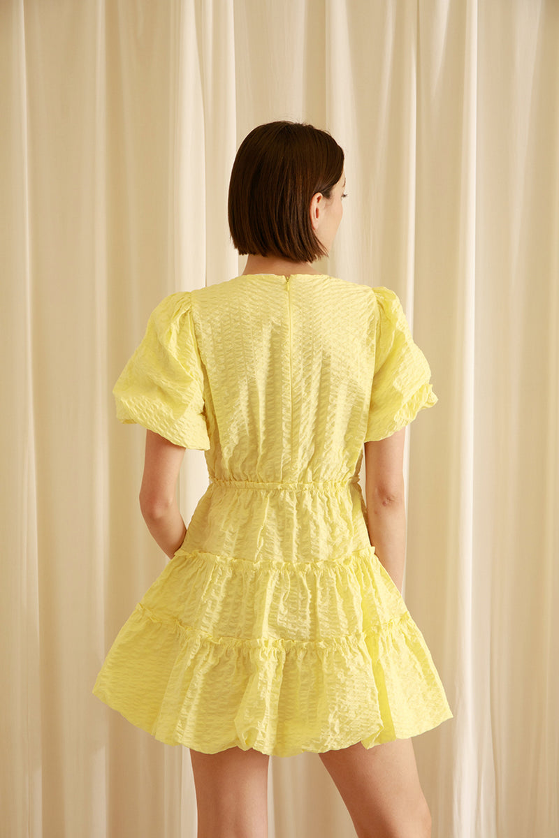 Bumble Yellow Shortie Dress