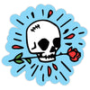 Skull & Rose Sticker