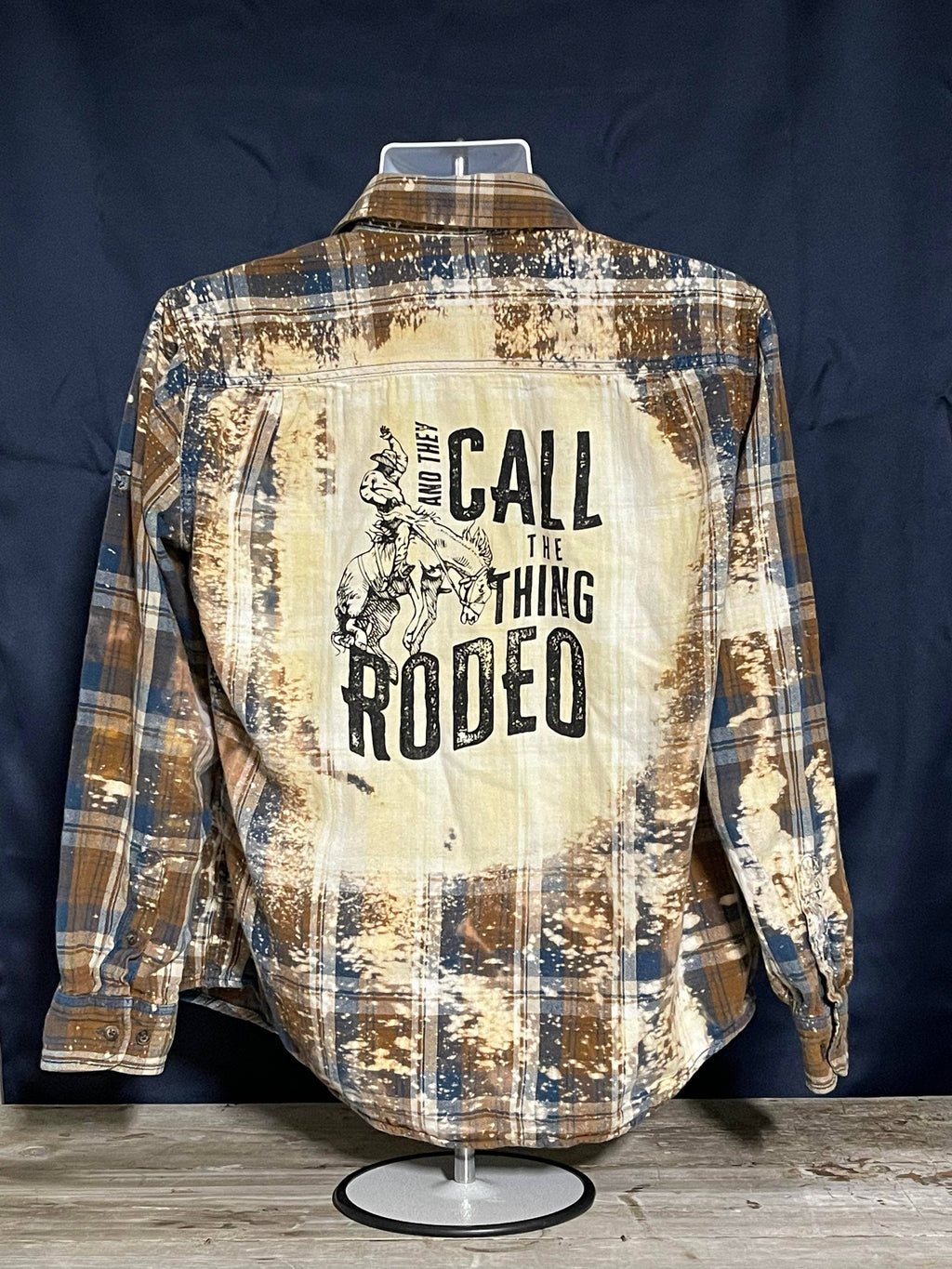 Rodeo Bleached Button-Down Shirt