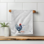 With A Fuck Fuck Here Kitchen Tea Towel