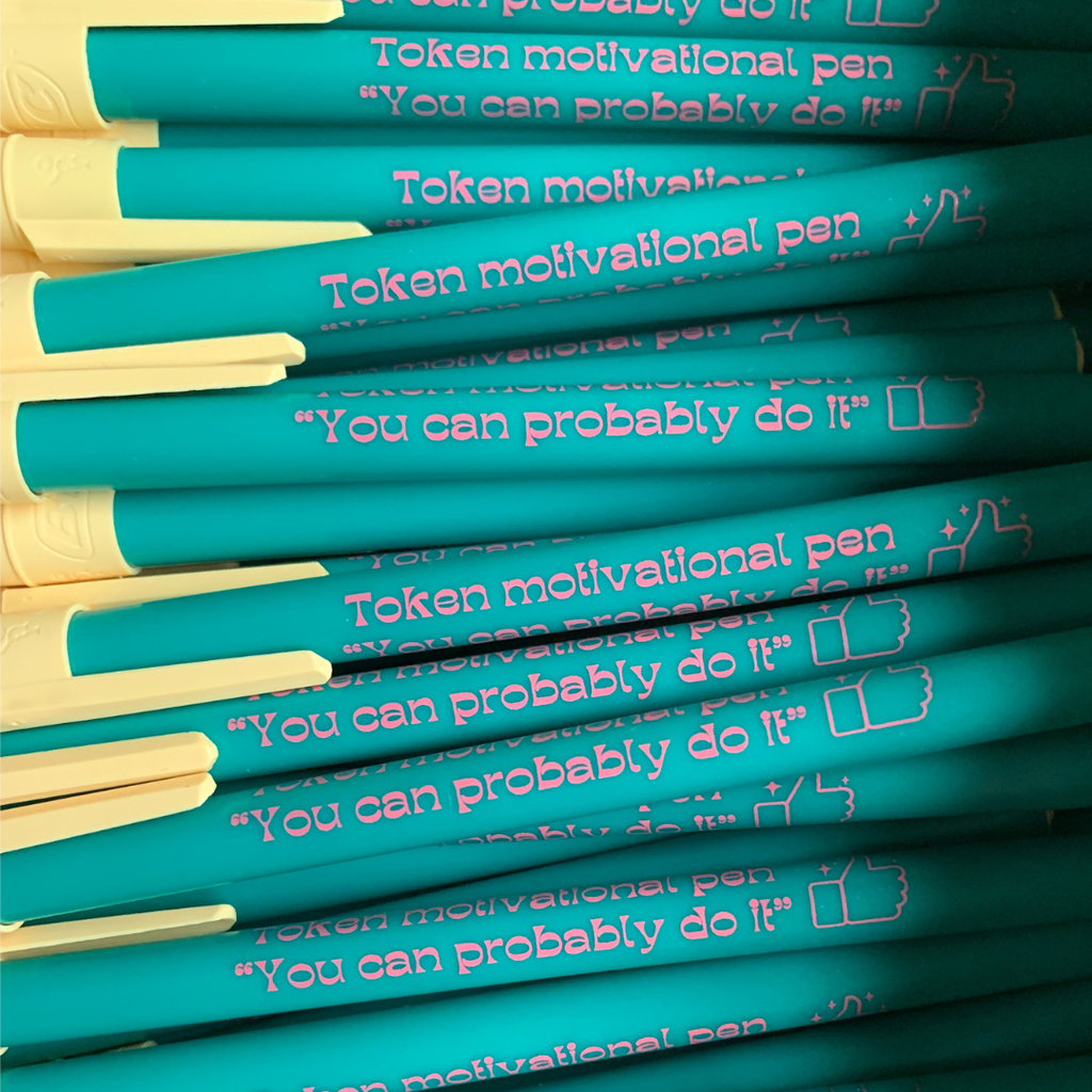Token Motivational Pen: You Can Probably Do It Ballpoint Pen