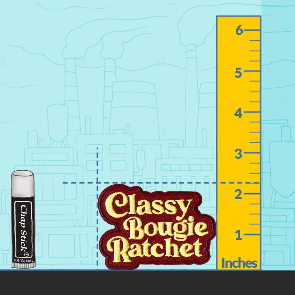 Classy Bougie Ratchet Iron On Patch
