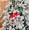 Santa Disco Car Charm
