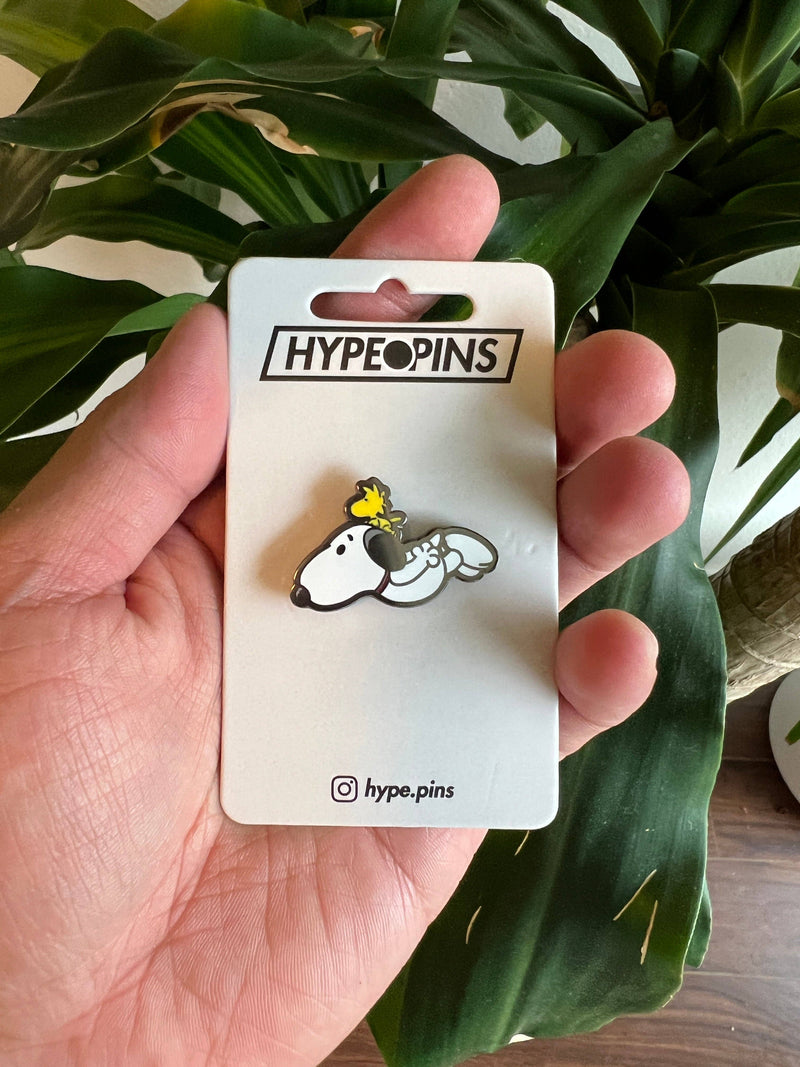 Snoopy & Woodstock Hard Enamel Pin
