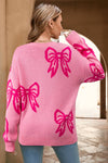 All Over Bow Pattern Sweater