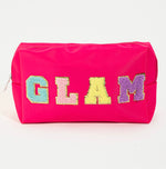 Glam Print Cosmetic Travel Zipper Pouch