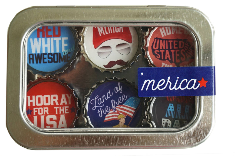 'Merica Americana Magnets