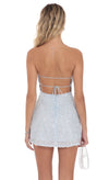 Sequin Strapless Mini Dress