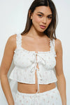 Floral Cottage Core Tank Top