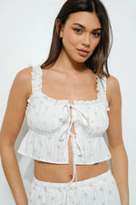 Floral Cottage Core Tank Top