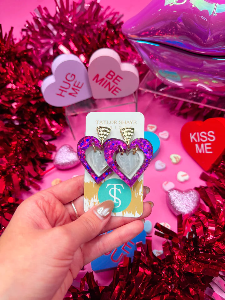 Hot Stuff Acrylic Hearts