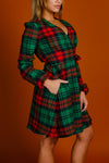 Wrap Dress | The Lincoln Log Love Lady/Plaid Christmas