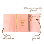 Take No Shit Vegan Leather Journal Planner (gift)