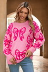 All Over Bow Pattern Sweater