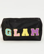 Glam Print Cosmetic Travel Zipper Pouch