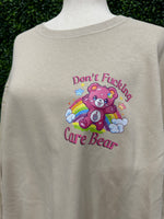 Don't Fucking Care Bear Sweatshirt